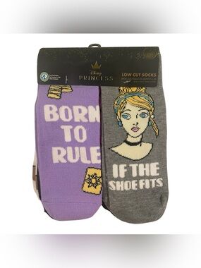 Disney Princess Low Cut Socks 10 Pairs Size 9-11 Shoe Size 4-10.5